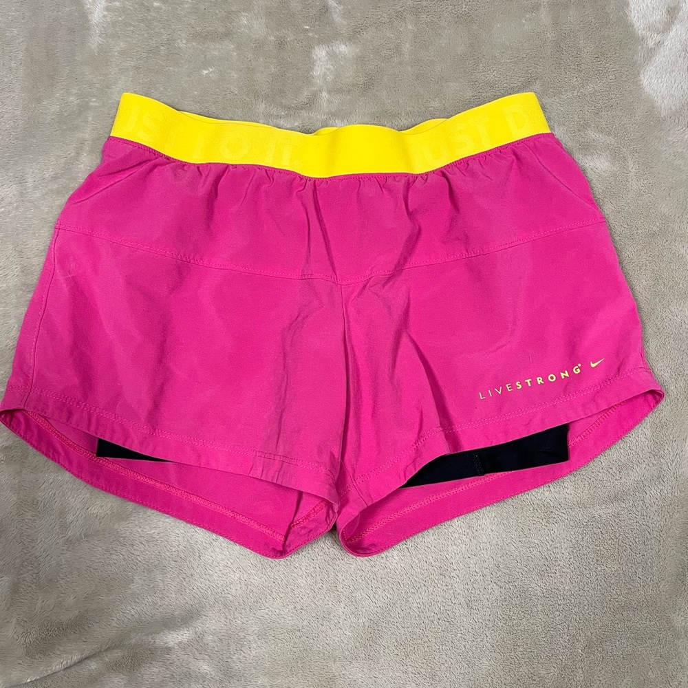 Nike Livestrong Athletic Sport Shorts